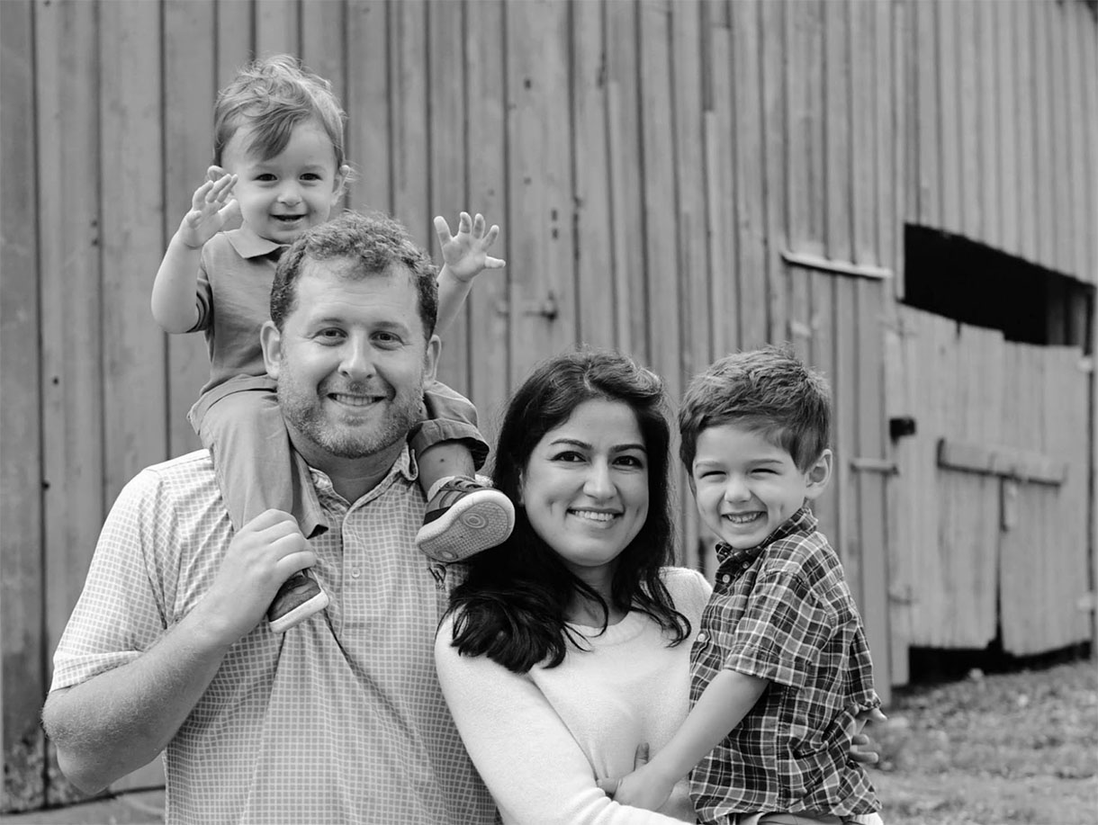 Allen Hudson, President and Founder of CRA with family