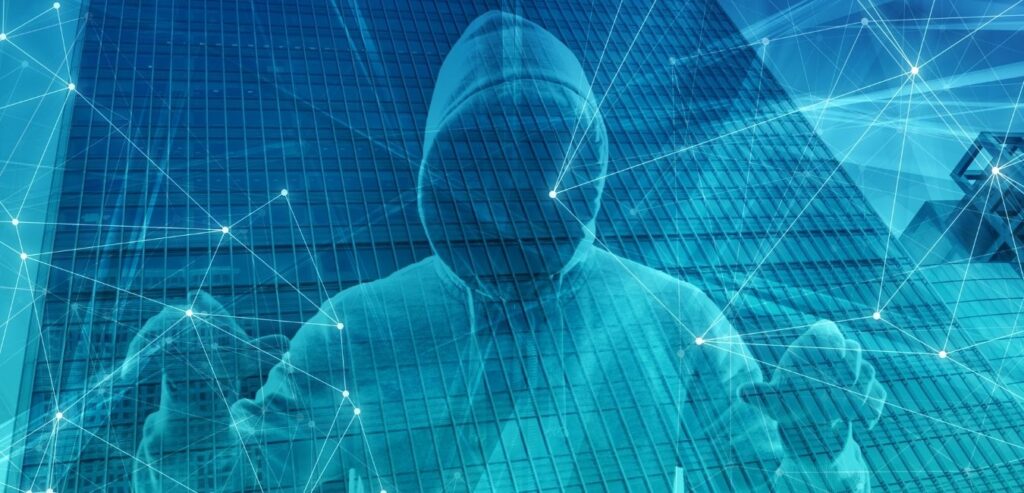 cyber liability illustration of cyberspace